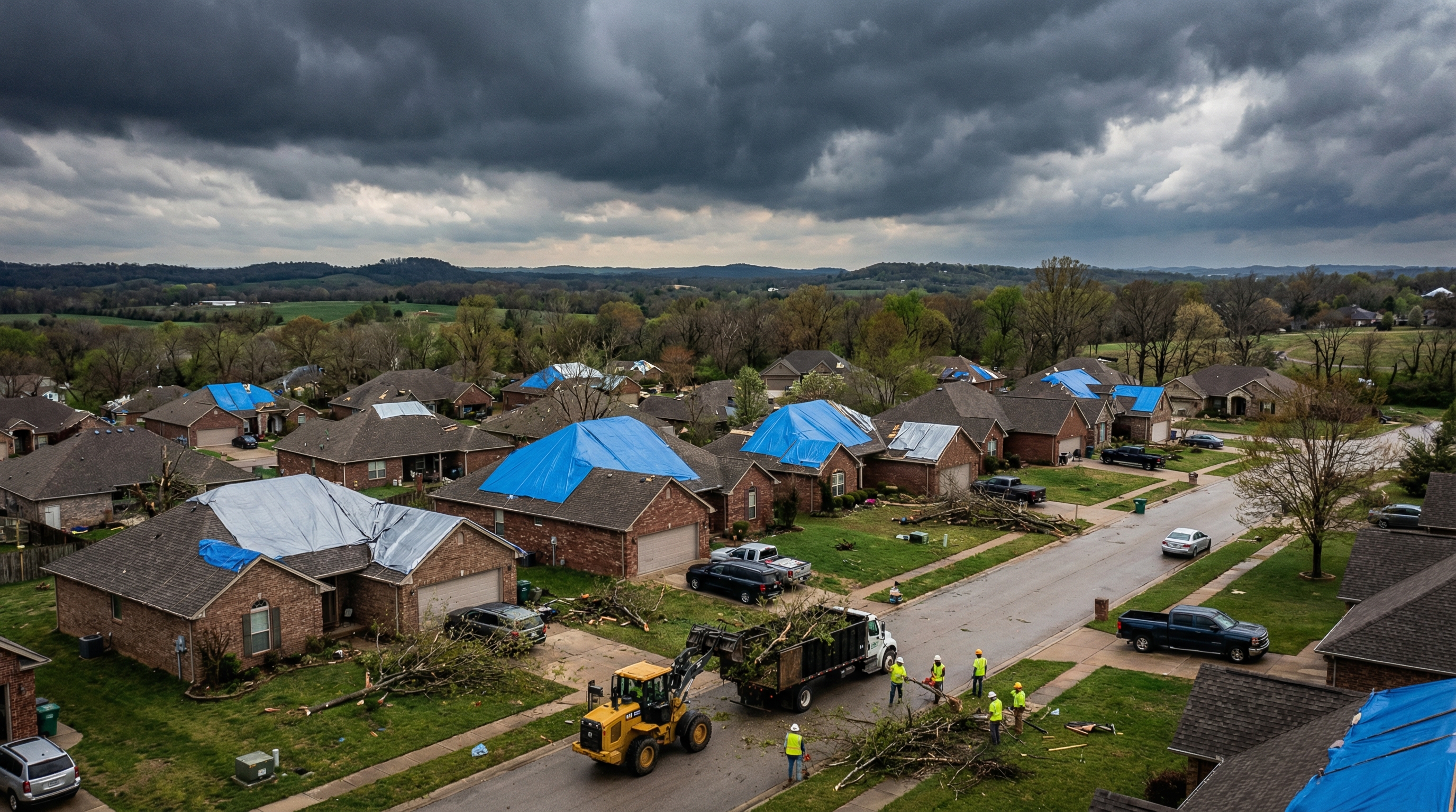 Northwest Arkansas Tornado Cleanup crew
